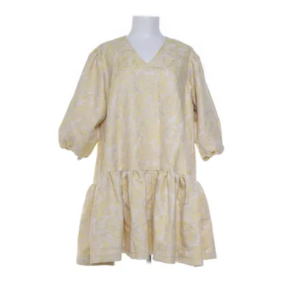 Klänning (Gul, Flerfärgad) från Boii Metallfiber, Polyester, Viskos