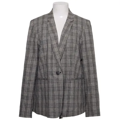 Blazer (Grau, Schwarz) von Next Tailoring Baumwolle, Leinen, Polyester