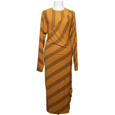 Maxi dress (Black, Multicolored, Orange) from Zara W&B Collection Elastane, Polyester