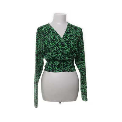 Wikkelblouse (Groen, Zwart) van Rodebjer Gerecycled polyester