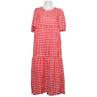 Klänning (Röd, Vit) Polyester