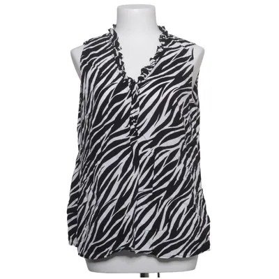 Top (Black, White) from Taifun Viscose