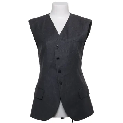Suit vest (Gray) from Massimo Dutti Acetate, Polyamide, Wool