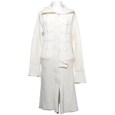 Cardigan (Wit) van Bluoltre Acryl, Wol