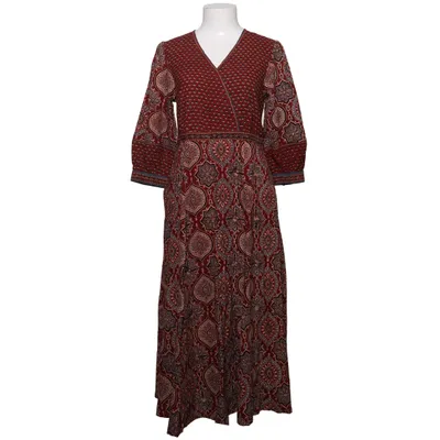 Robe portefeuille (Rouge, Marron) de Fabindia