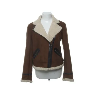 Shearling jacket (Brown) from Zara Trafaluc Collection Polyester