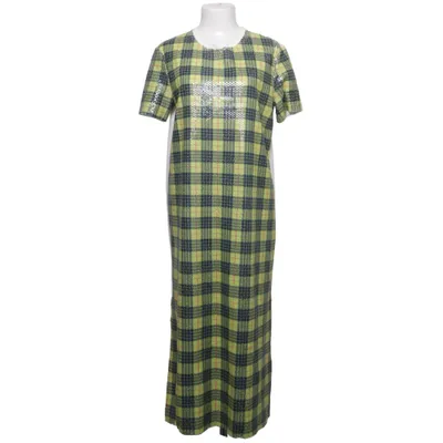 Maxi dress (Yellow, White, Multicolored) from Zara Trafaluc Cotton, Polyester