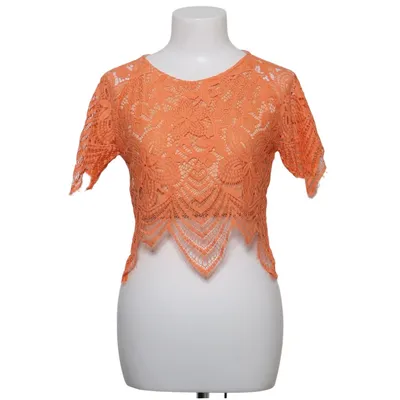 Top (Orange) from For Love & Lemons Elastane, Polyamide, Polyester