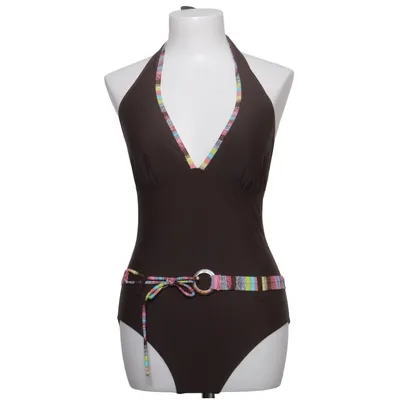 Badpak (Bruin, Meerkleurig) van Lycra Elastaan, Polyamide
