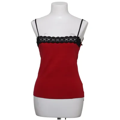 Tanktop  (Rød, Sort) fra Mango Basics