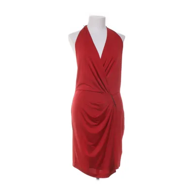 Halterneckklänning (Röd) från JustFab Elastan, Polyester