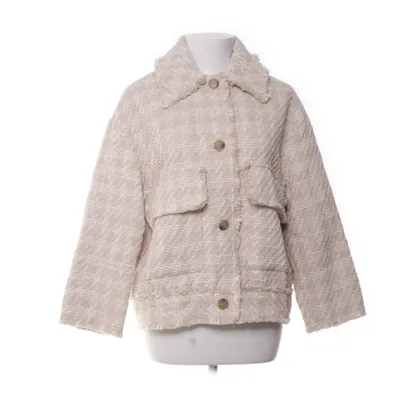 Jacka (Beige, Vit) från H&M Bomull, Polyester