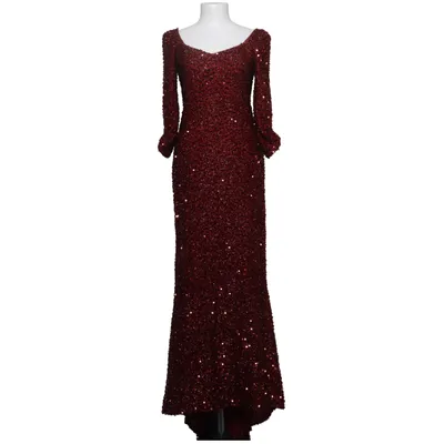 Avondjurk (Rood) van Miss Ord Katoen, Polyester
