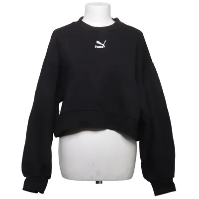 Sweatshirt (Black) from Puma Cotton, Elastane