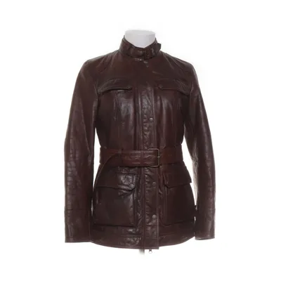 Läderjacka (Brun) från Massimo Dutti Skinn