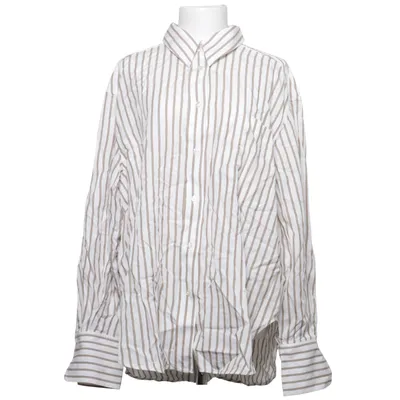 Shirt (Beige, Bruin) van H&M Trend Lyocell, Polyester