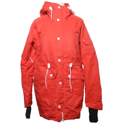 Parka (Red) from Colour Polyester