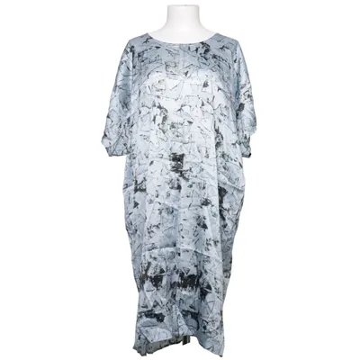 Jurk (Blauw, Zwart, Wit) van Munthe Elastaan, Zijde