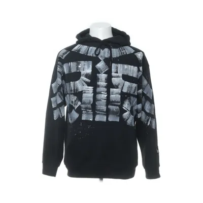 Sweat à capuche (Noir, Blanc) de Mojo Coton, Polyester