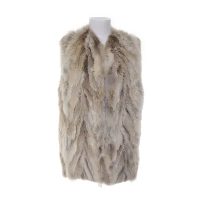 Pälsväst (Brun, Flerfärgad)