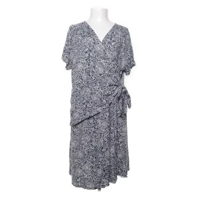 Dress (Blue, White) from Ellos Elastane, Viscose
