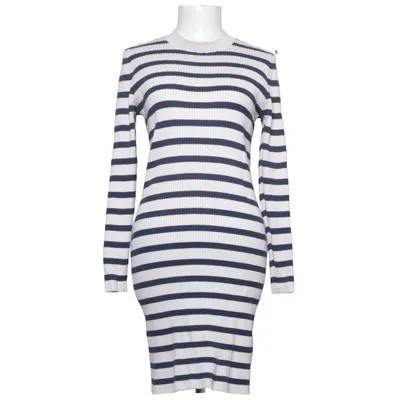 Jurk (Wit, Blauw) van Selected Femme Katoen, Polyamide
