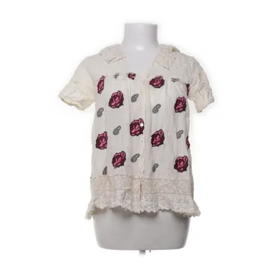 Topp (Beige, Flerfärgad) från Odd Molly Bomull, Silke