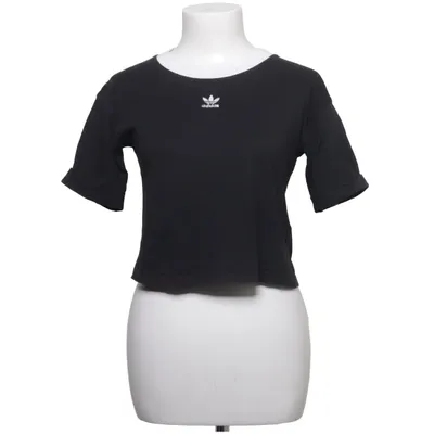 T-shirt (Sort, Hvid) fra Adidas Bomuld