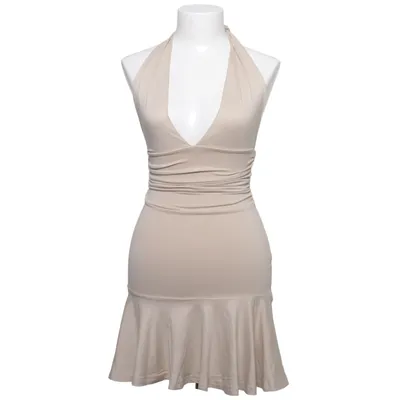 Halterneckklänning (Beige)