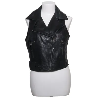Biker gilet (Zwart) van CKN of Scandinavia Leer, Polyester