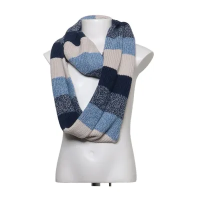 Infinity scarf (Blå, Beige) fra ESPRIT Akryl, Bomuld