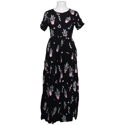 Kjole (Sort, Pink, Hvid) fra Lazy Oaf Viscose