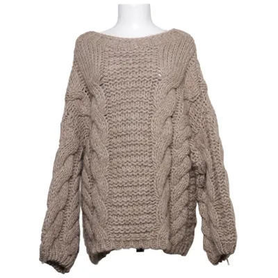 Pull-over (Beige) de Fobya Laine d'alpaga