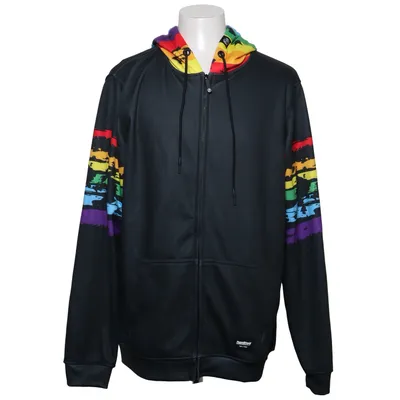 Hoodie (Black, Multicolored) from Freshhoods Elastane, Polyester