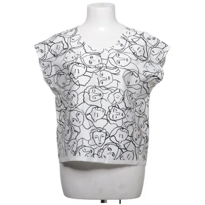 Top (White, Black) from Gore Cotton