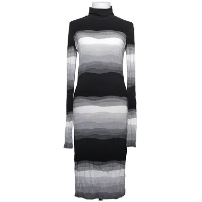 Jurk (Zwart, Grijs, Wit) van Rodebjer Elastaan, Viscose