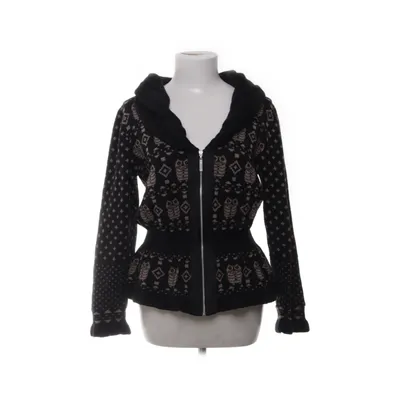 Cardigan (Black, Brown) from Kello Acrylic, Cotton, Wool