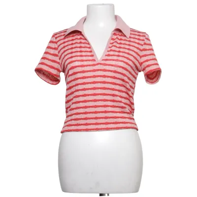 T-shirt (Rouge, Rose) de Zara Élasthane, Polyester