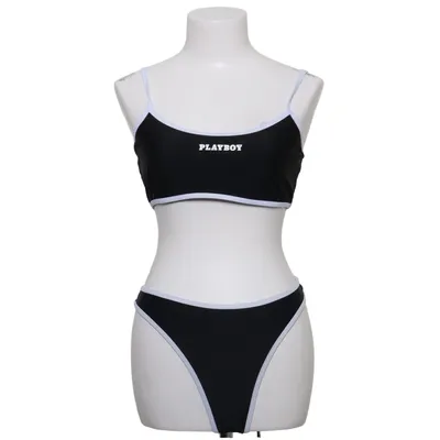 Bikini (Noir, Blanc) de Playboy x Missguided