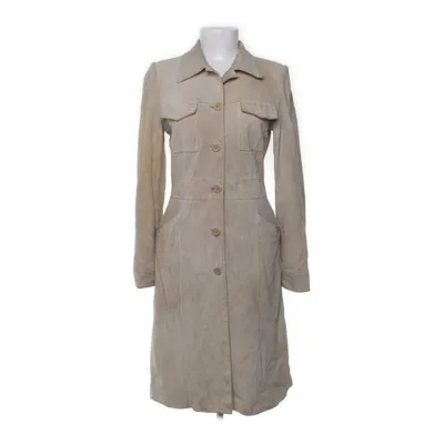 Läderkappa (Beige) från Hennes Collection by H&M Skinn