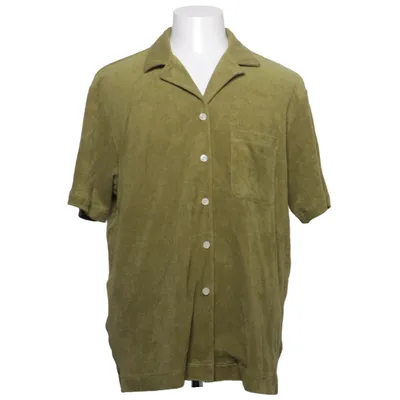 Korte mouwen shirt (Groen) van Eton Katoen