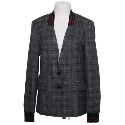 Blazer (Grå, Sort) fra Dranella Elastan, Polyester, Viscose