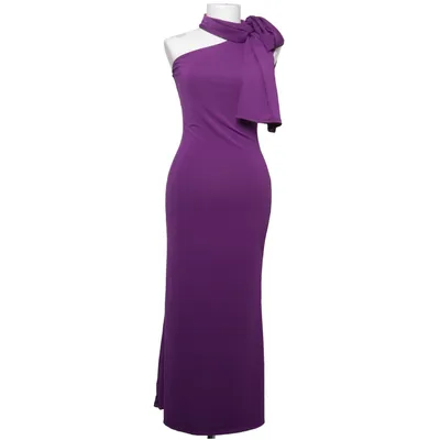 Evening gown (Purple) Elastane, Polyester
