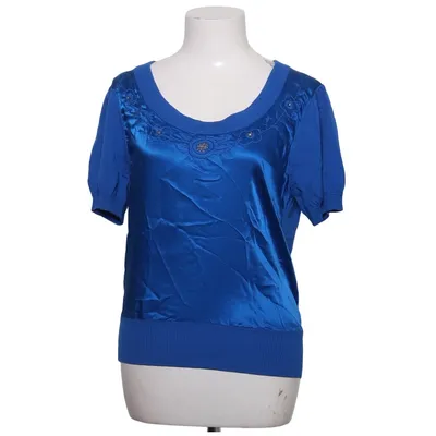 Top (Blauw) van Femme Luxe Polyamide, Zijde, Viscose