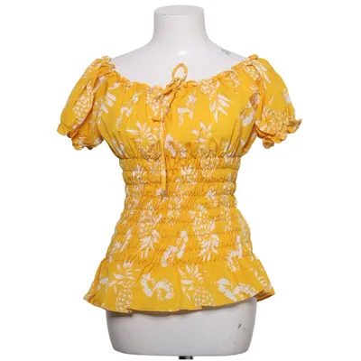 Top (Yellow, White) from Küsten Luder Elastane, Viscose