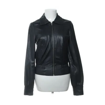 Läderjacka (Svart) från M by Madonna for H&M Polyester, Skinn, Viskos