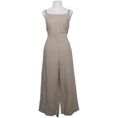 Jumpsuit (Beige) from Uniqlo Cotton, Linen, Recycled polyester, Viscose