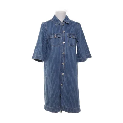 Skjortklänning (Blå, Vit) från Global Funk Bomull