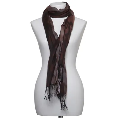 Scarf (Brown, Gray) from Pashmina Cashmere