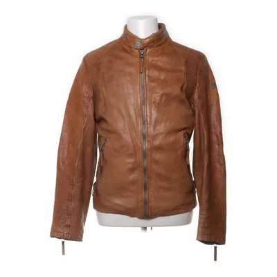 Leather jacket (Brown) from Gipsy by Mauritius Cotton, Leather